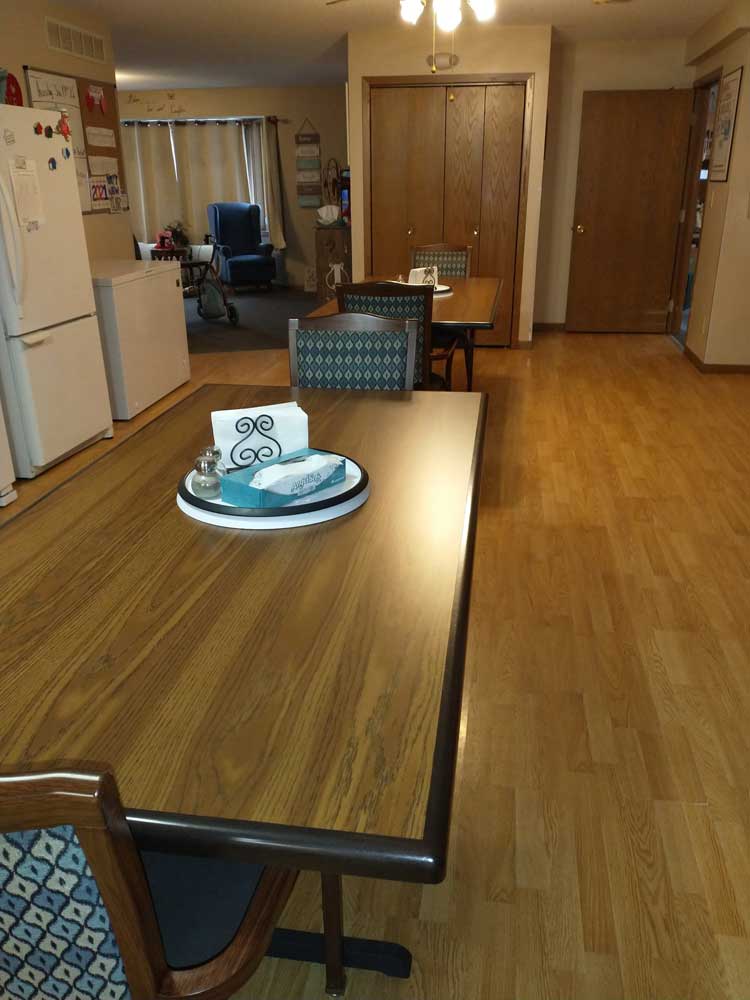 Pine view Assisted Living Dinner Room
